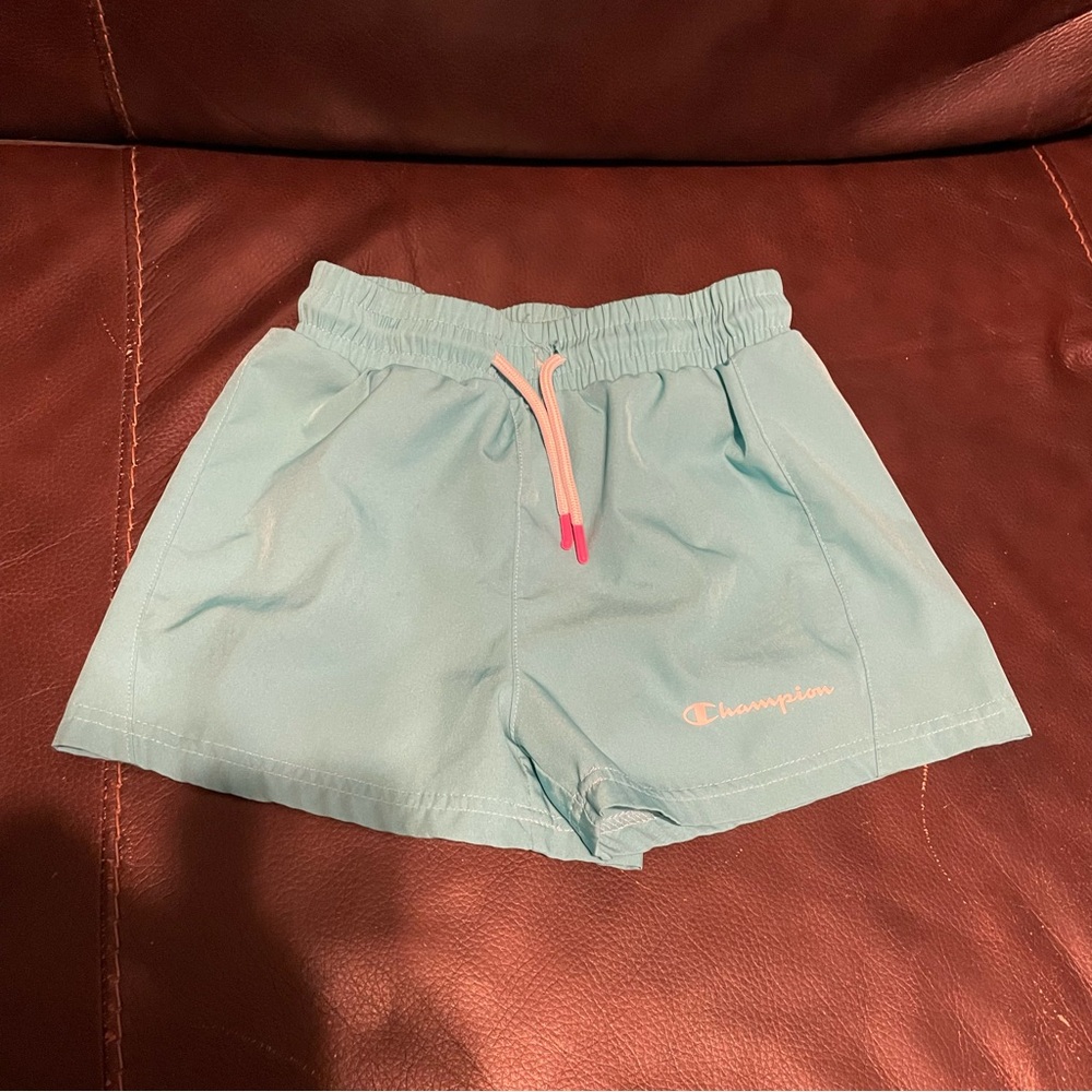 Champion Girls Aqua Athletic Shorts
